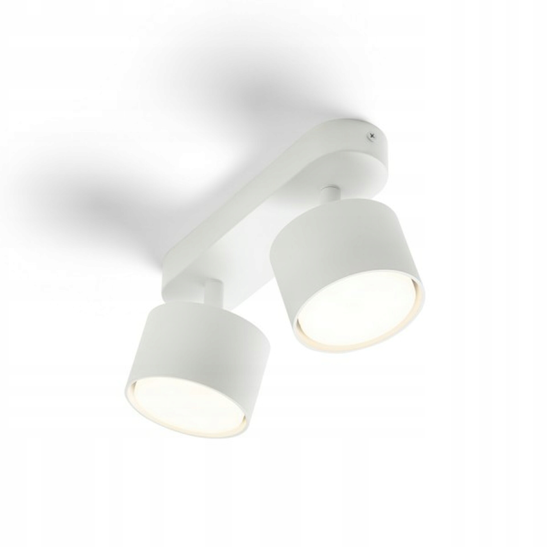 Rendl Pixel II biele naklápacie prisadené svietidlo 2x7W GX53 230V