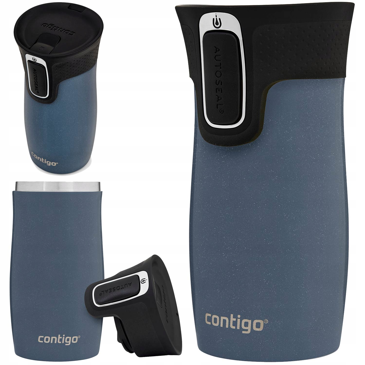 Termohrnek Contigo West Loop Mini 300 ml na Kávu Čaj Modrý