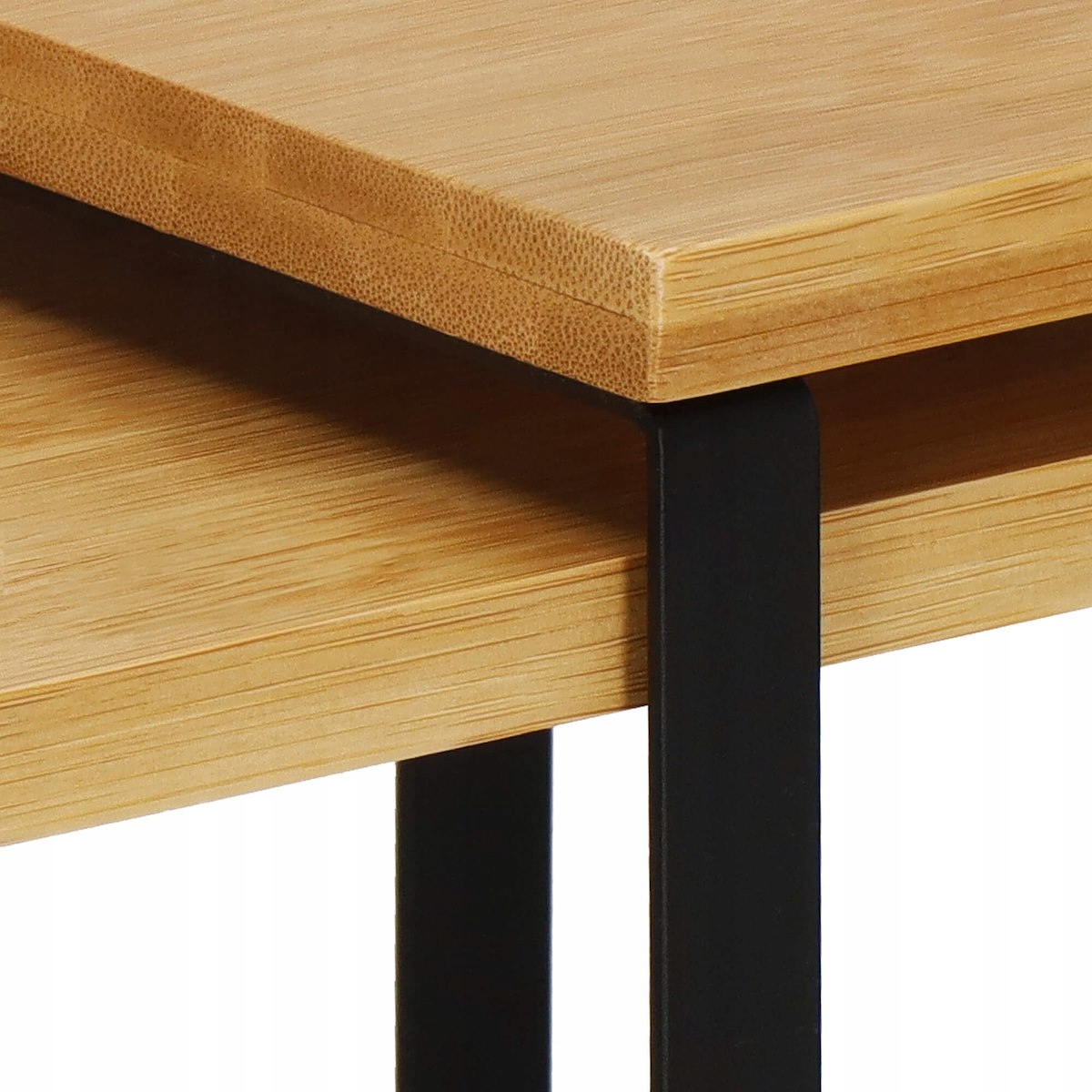 PÓŁKA KUCHENNA NA PRZYPRAWY BAMBUSOWA REGAŁ NA BLAT ORGANIZER STOJAK x2 Głębokość mebla 33.5 cm