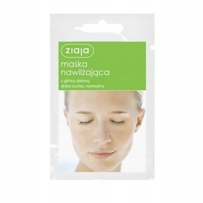 

Ziaja Maska Nawilżająca z glinką zieloną, 7 ml