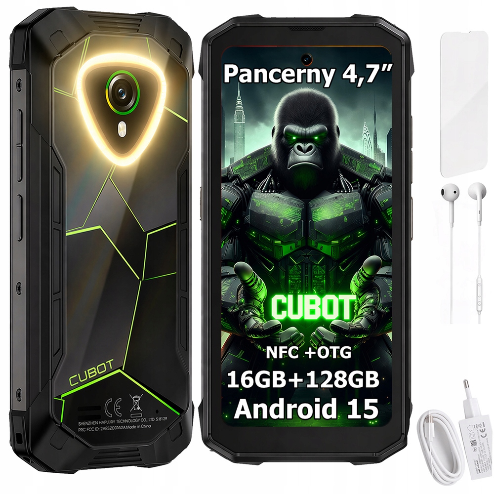 Malý pancéřový smartphone Cubot Kingkong mini 4 16/128GB Nfc Dual Sim IP69K