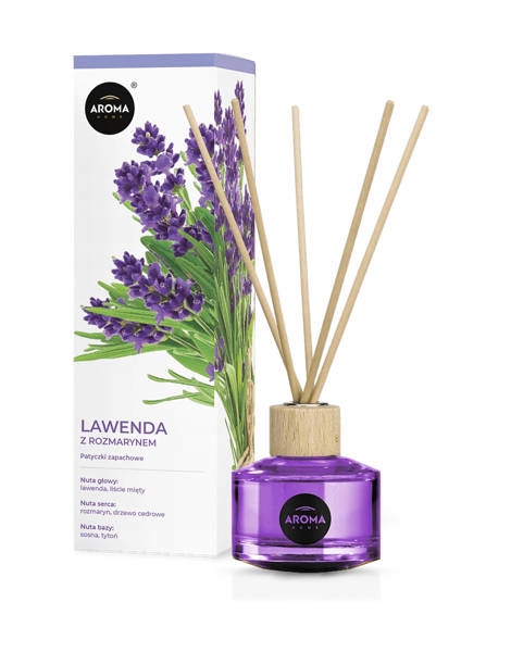 

Patyczki zapachowe Odświeżacz Powietrza Lawenda