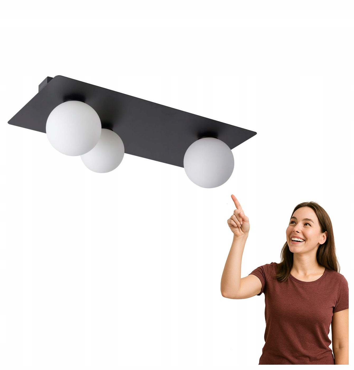 Stropná lampa Argon 3 33279 Sigma Lighting