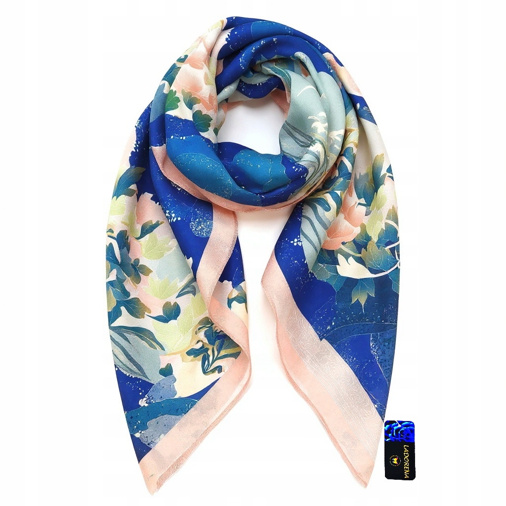 Hedvábný Šátek 100% Přírodní Hedvábí Morušová Značka Kvalita