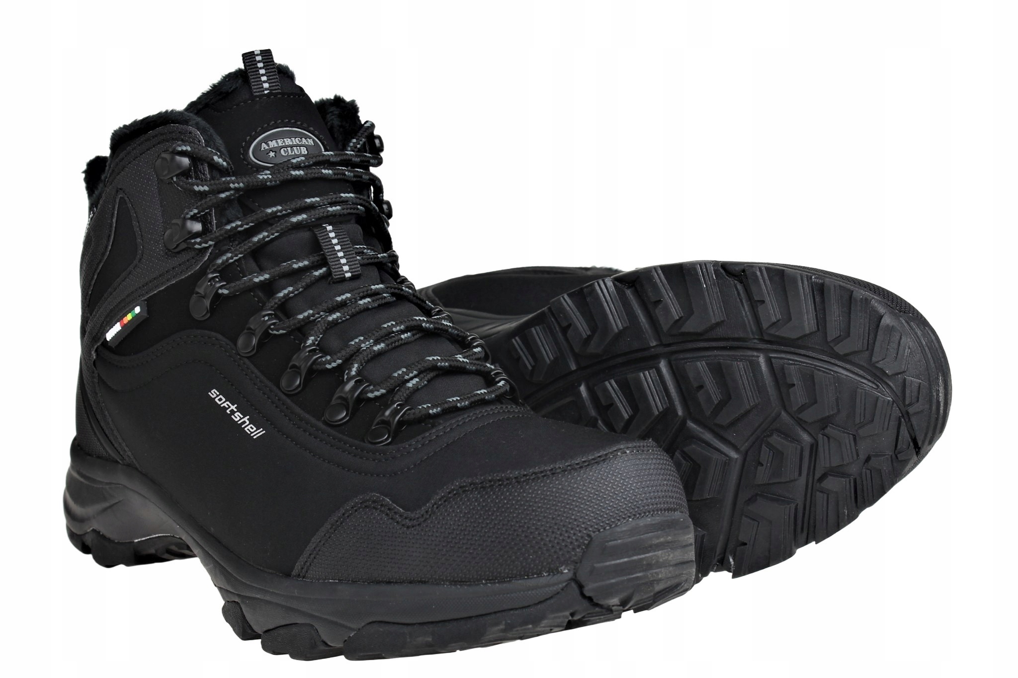 AMERICAN CLUB TREKKINGOWE MĘSKIE WYSOKIE HL96/23 CZARNY S039 R 41 Model HL96/23