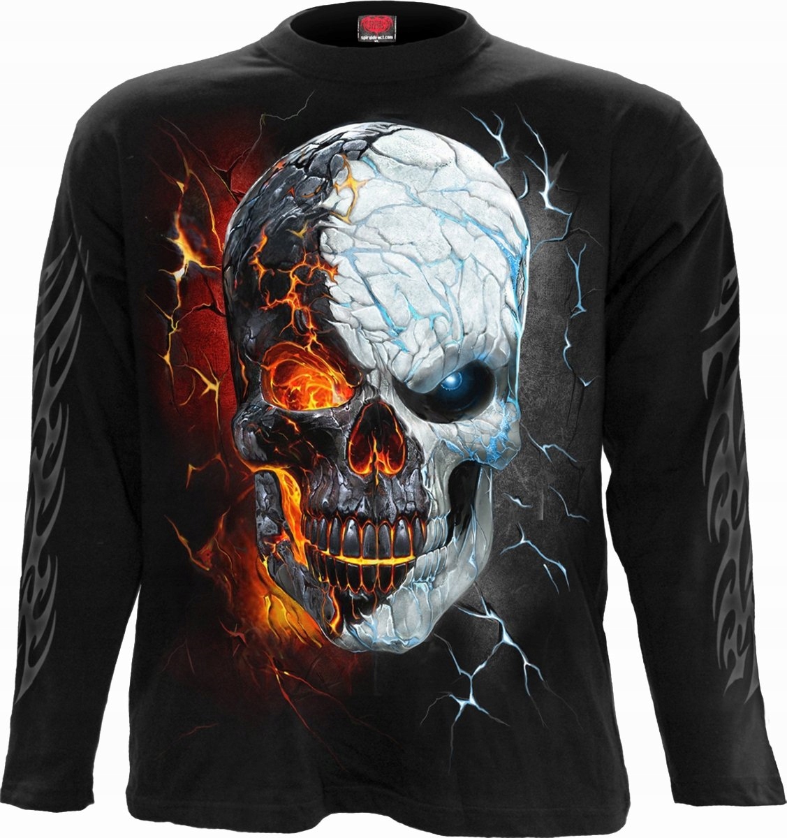 Divided Soul Tričko s dlouhým rukávem Spiral L