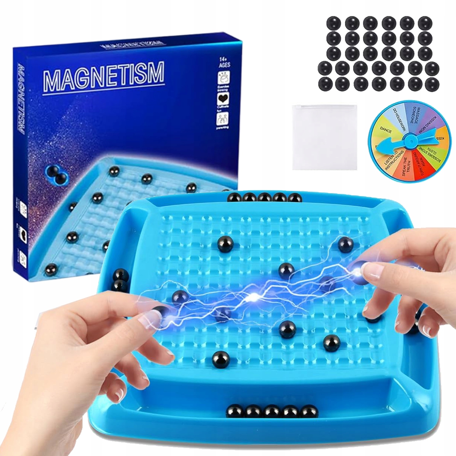 Zestaw Gra Planszowa Z Ruletką 32 Magnesy Trening Logicznego Gra Edukacyjna