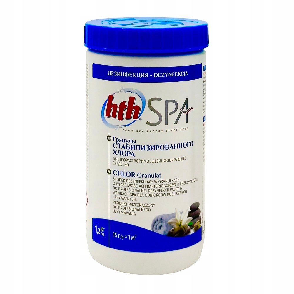 Hth Chlor Granulat Stabilizowany Do Jacuzzi I Basenu 1,2 Kg