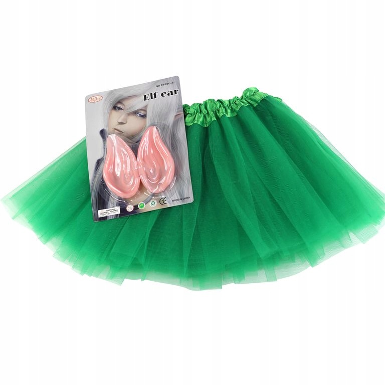 

Strój Spódniczka + Uszy Elf Krasnoludek Dł. 50CM