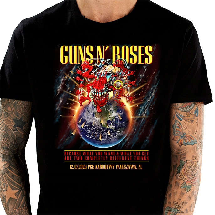 GUNS N’ ROSES JAPAN 2025 Exclusive Tシャツ GUNS N' ROSES】 2025 JAPAN TOUR Tシャツ⑤ L Guns N' Roses Japan