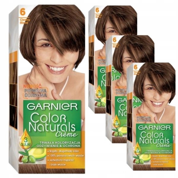 Farba Garnier Color Naturals 6 ciemny blond x 4