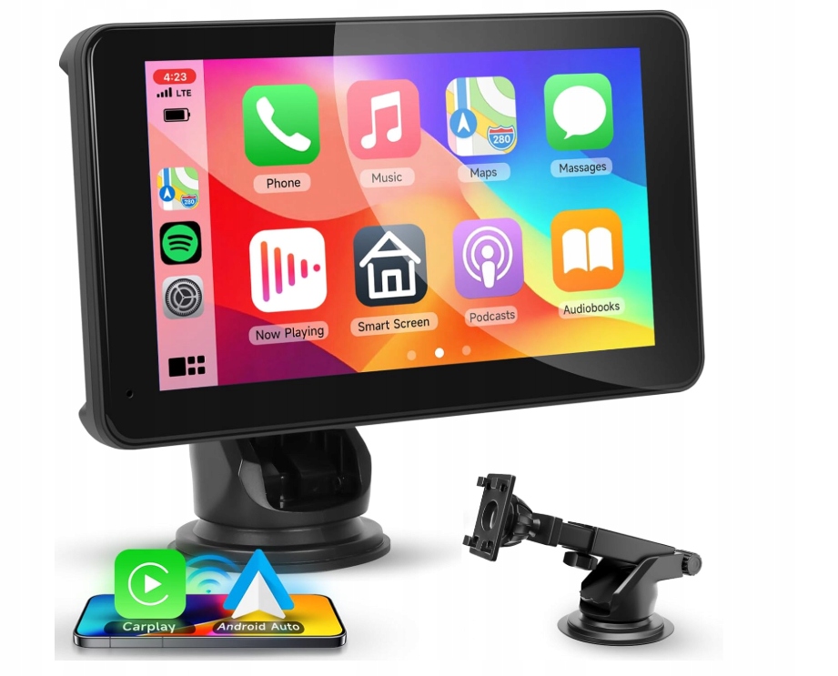 Hodozzy Přenosné autorádio Carplay se systémem Android Auto 7 palců