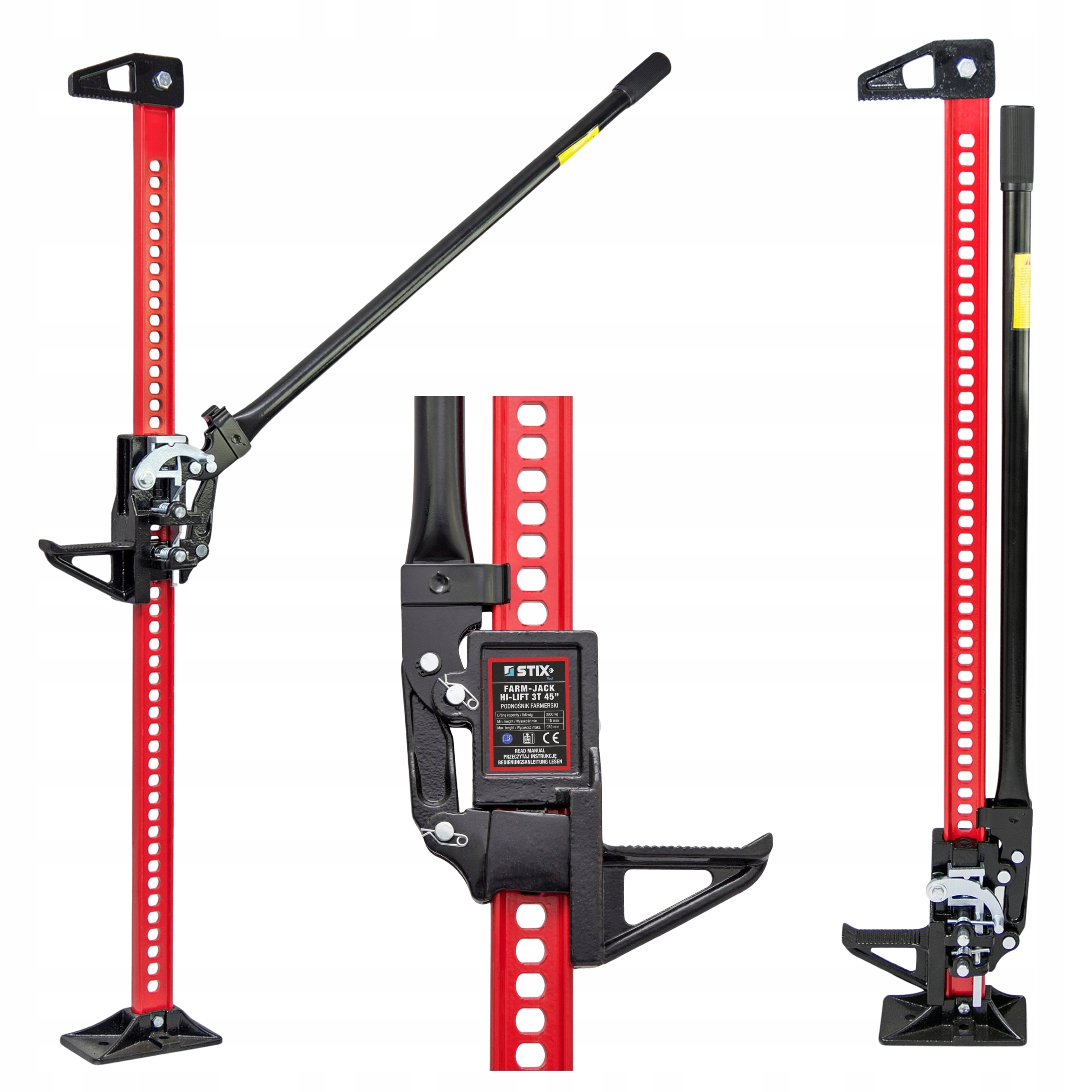 Farmársky Zdvihák Hi Lift 3T Farm Jack 45'' 114,30 CM Off-road Stix