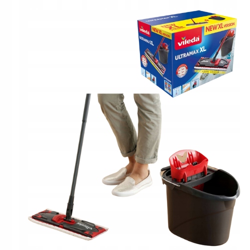 Levně Kbelík A Plochý Mop Ultramax XL Box Vileda