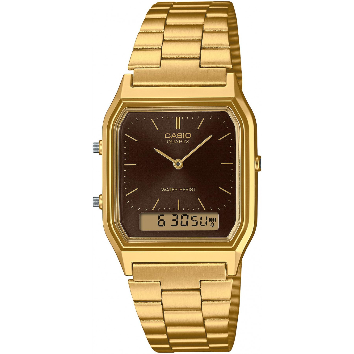 Casio Vintage AQ-230GA-5AMQYES zlatý náramek