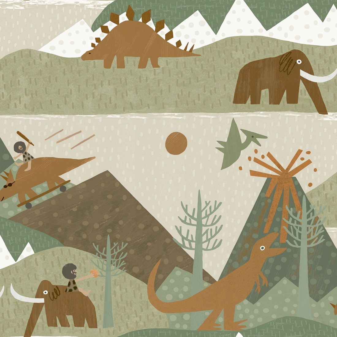 Tapeta S Dinosaury Do Pokoje Chlapce Tapety