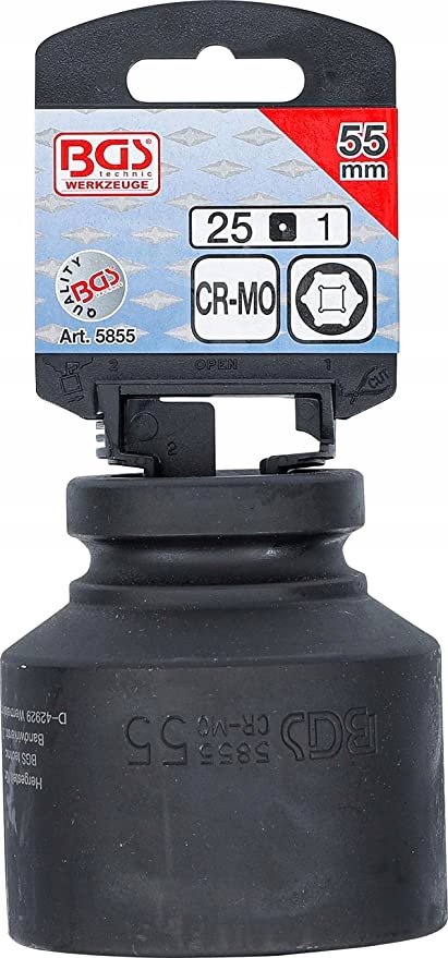 Nárazový nástavec 1" 55 x 81 mm, 6hranný Bgs