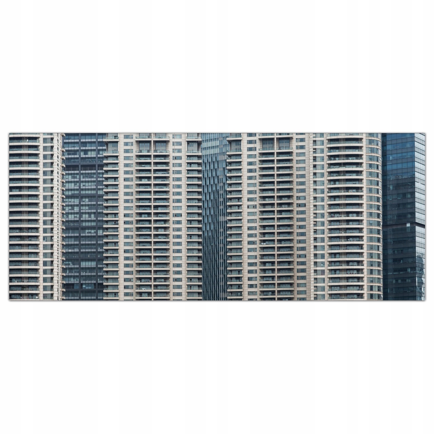 Mrakodrapy Shanghai 125x50 Skleněné panely do kuchyně