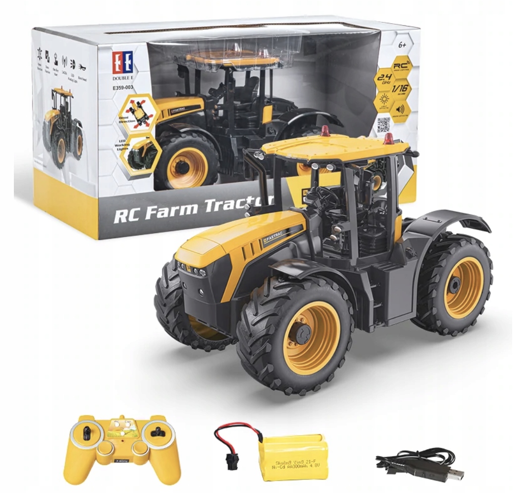 

Traktor Ciągnik Jcb Zdalnie Sterowany 1:16 Rc