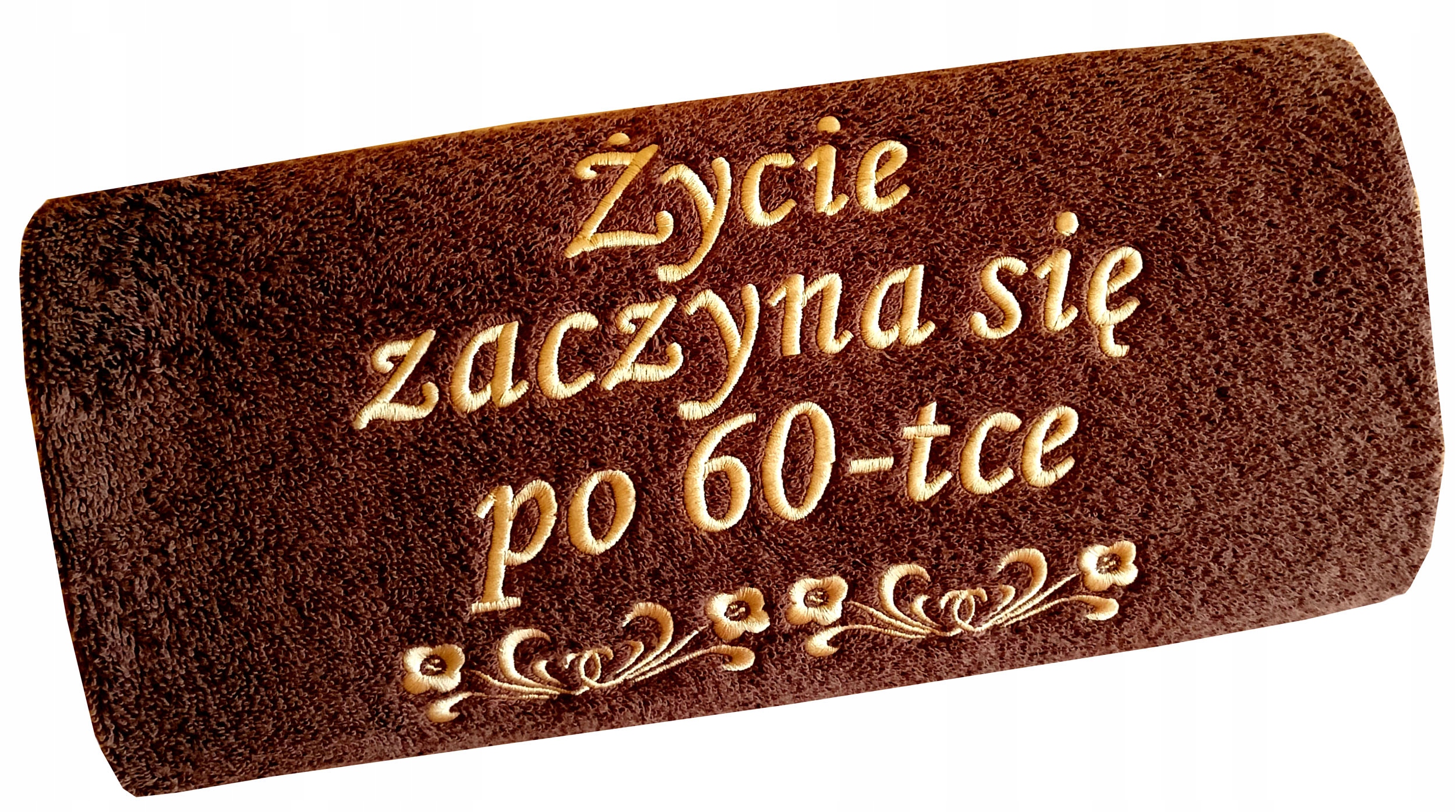 

Ręcznik z Haft 60 Urodziny sześćdziesiątkę