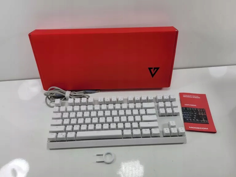 Механическая клавиатура Modecom VOLCANO LANPARTY RGB White Outemu Brown