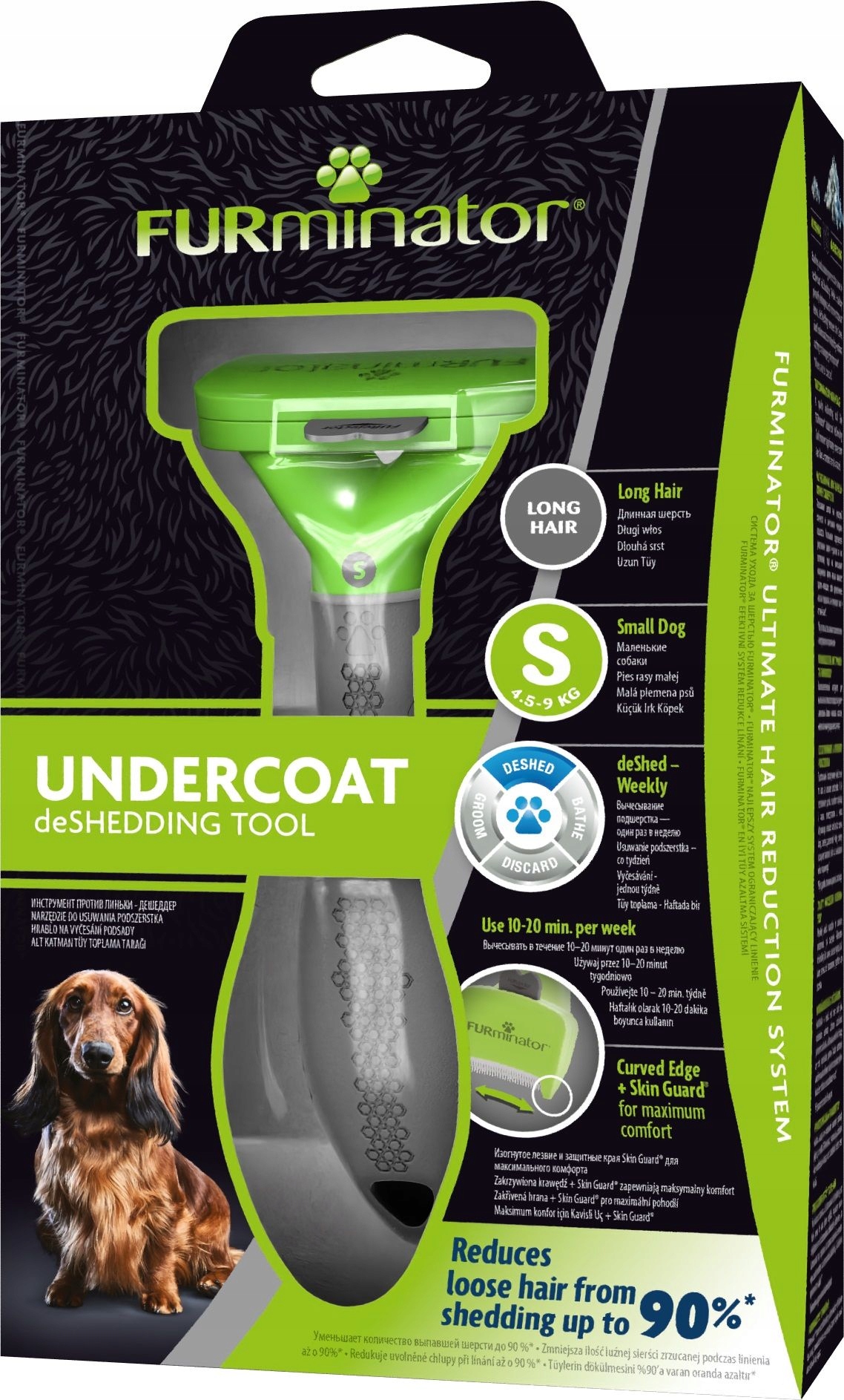 

FURminator dla małych psów długowłosych Small