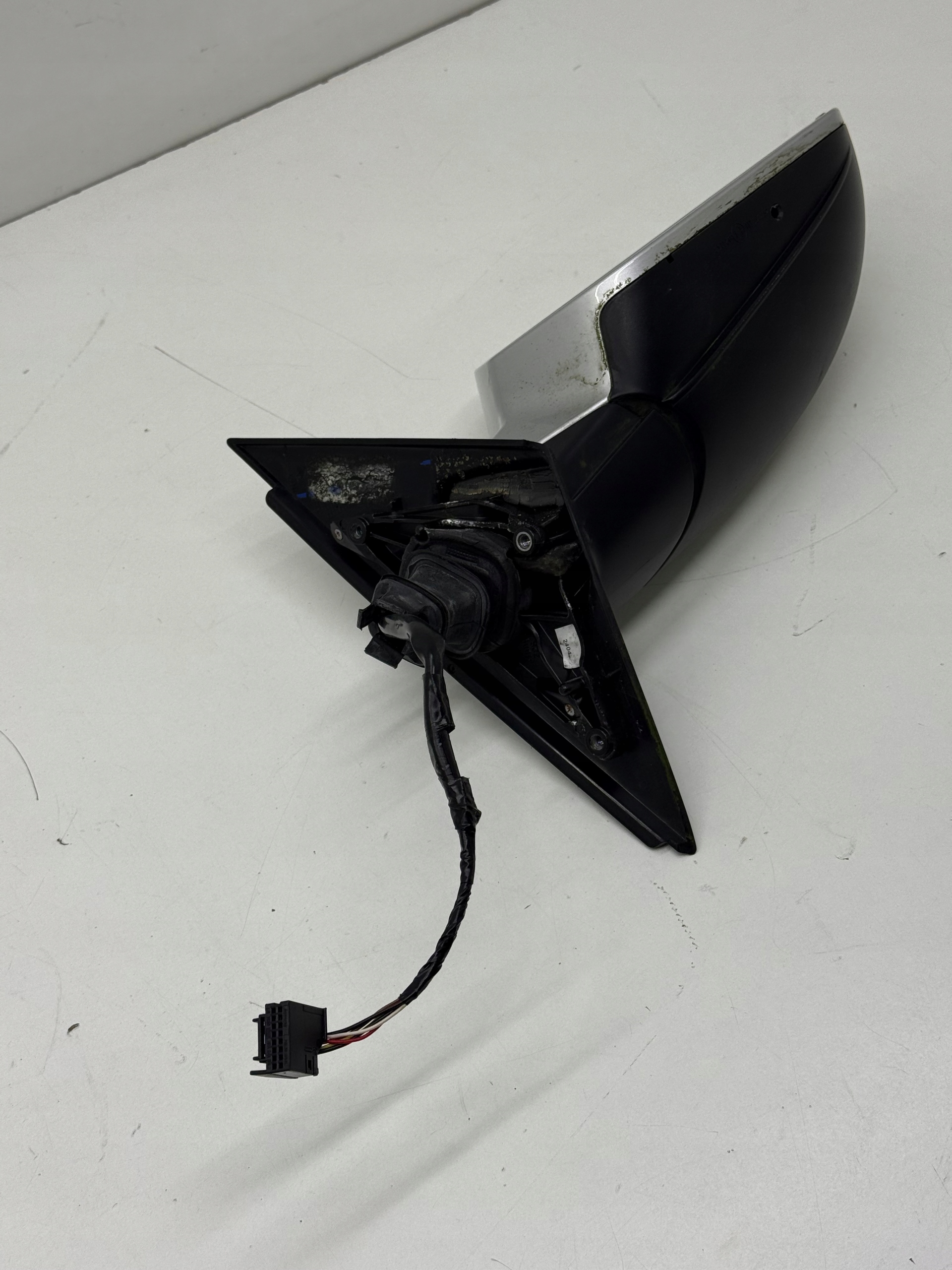 AUDI A6 C7 mirror zewetrzne right 6 PIN colour LX7W silver UK!