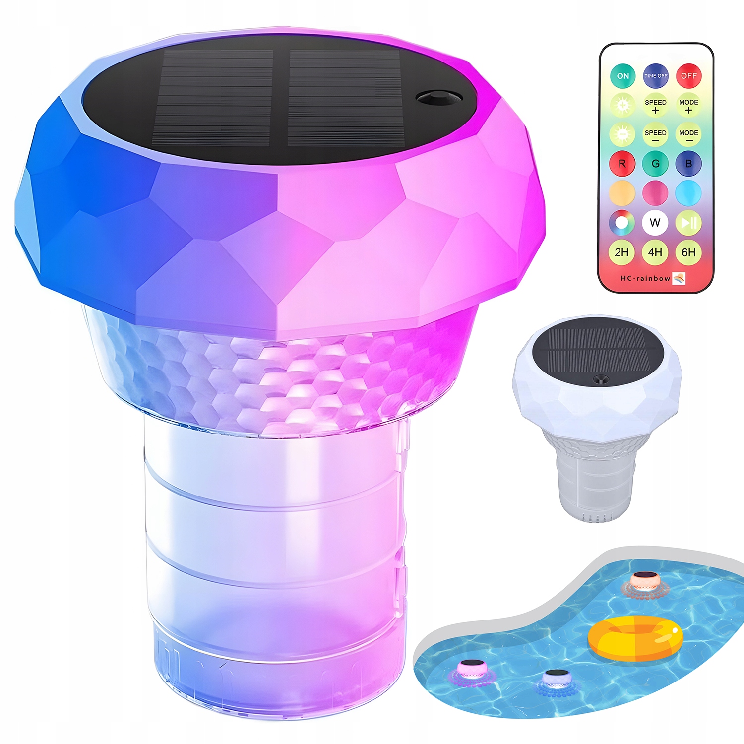 Chlorový Sterilizátor V Houbovém Tvaru S Solární Led Do Bazénu