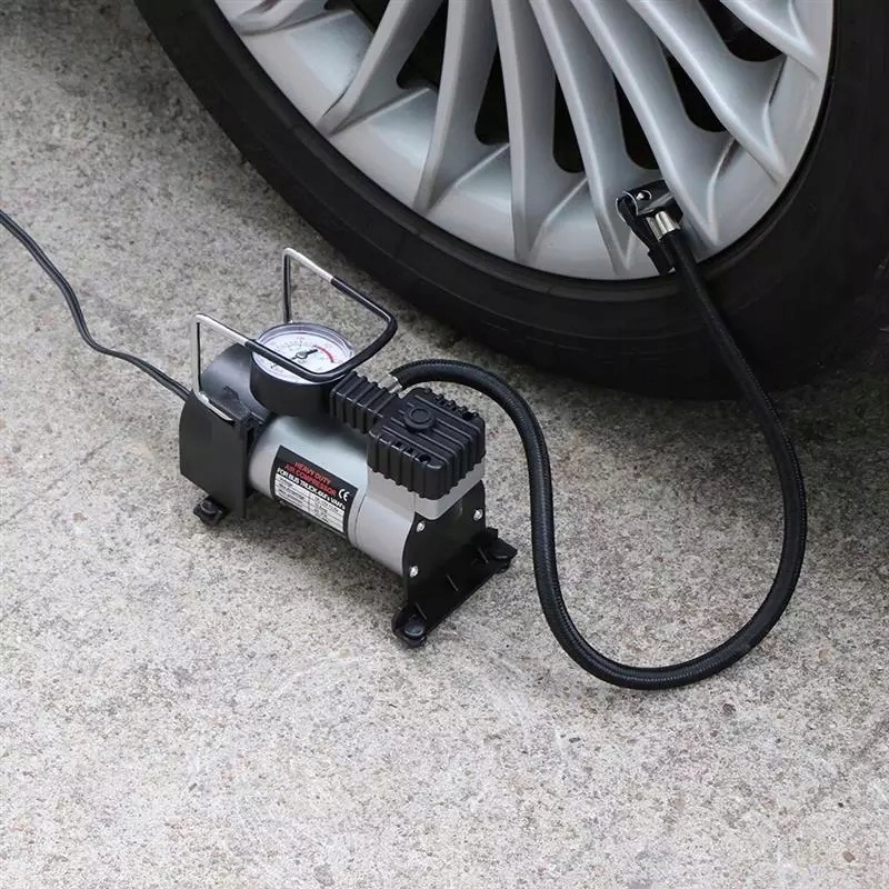 KOMPRESOR SAMOCHODOWY SPRĘŻARKA POMPKA 120 PSI 12V Informacje o bezpieczeństwie CE