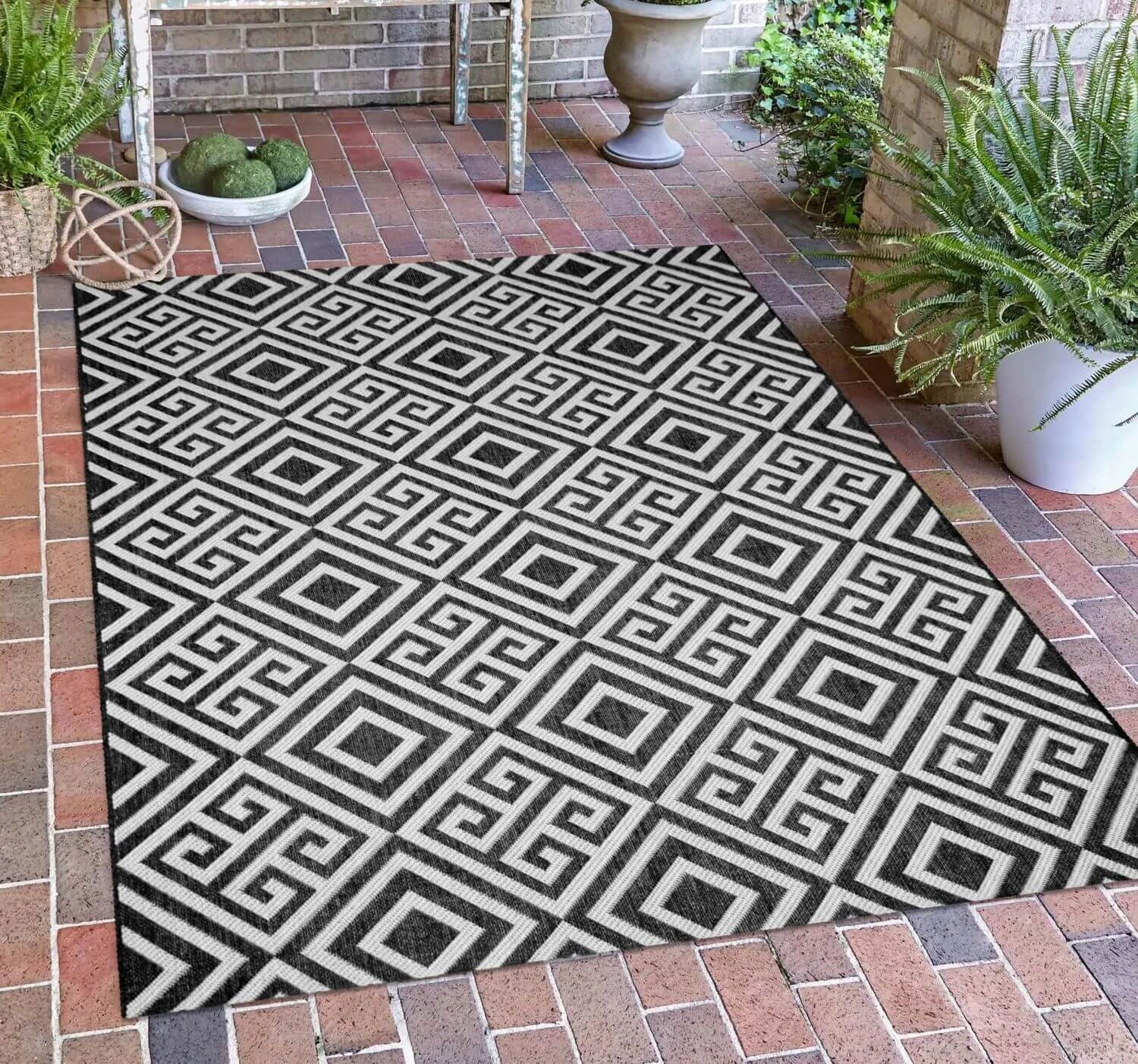 DYWAN SZNURKOWY NA BALKON TARAS TKANY NA PŁASKO DO SALONU MODNY 120X160 Rodzaj płaskotkany