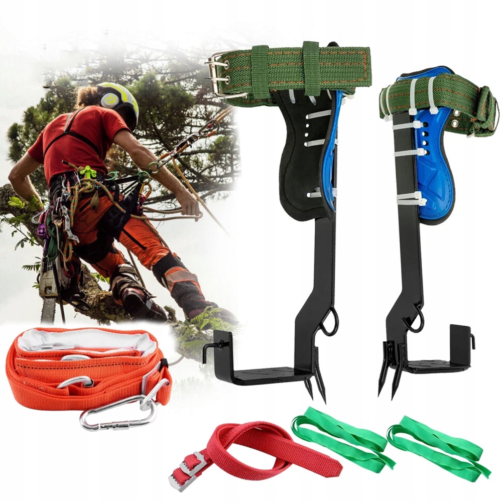 Drzewołazy Zestaw Do Wspinaczki Po Drzewach Uprząż Regulowane