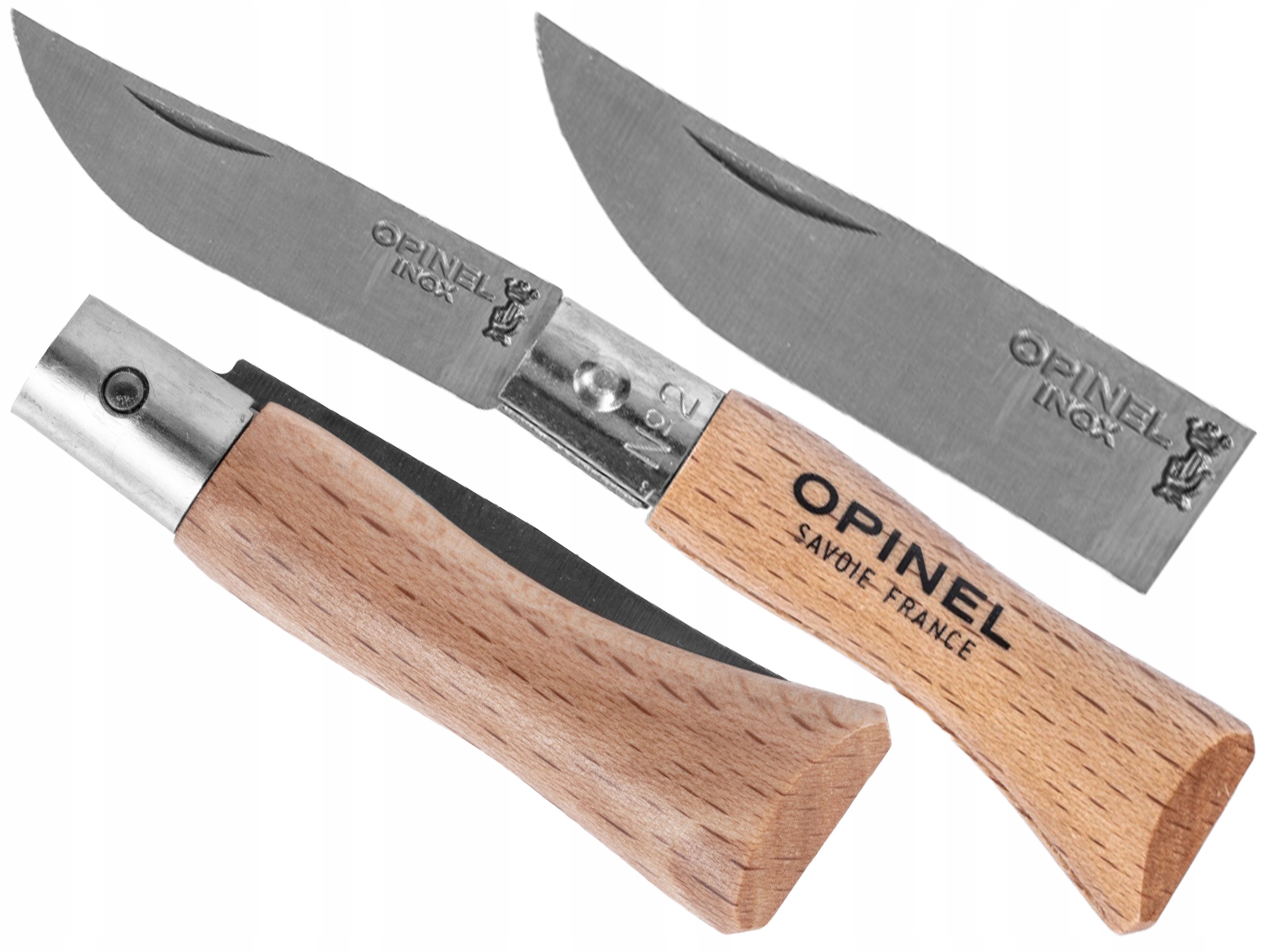 Nóż Opinel 02 inox buk
