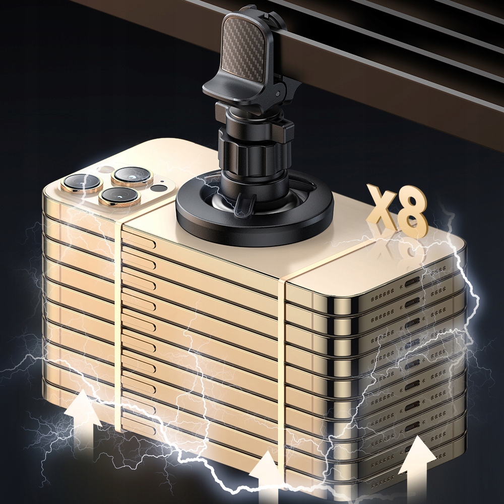 MCDODO UCHWYT NA TELEFON MAGNETYCZNY DO SAMOCHODU Stan opakowania oryginalne