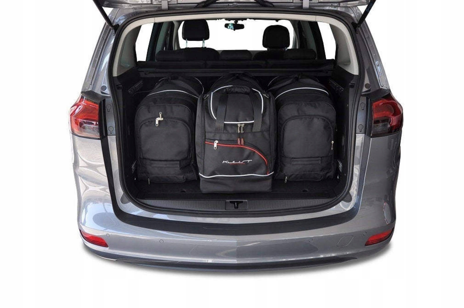 J&j Automotive Sada 4ks cestovných tašiek Sport pre Opel Zafira 2011+