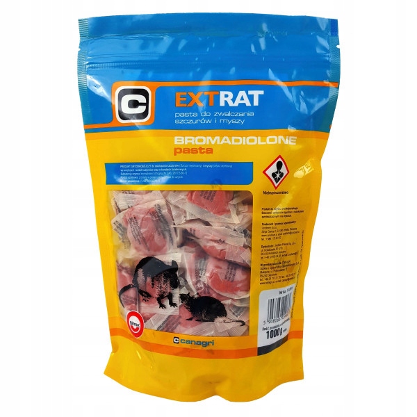 

Extrat trutka miękka pasta 1kg Na Szczury Myszy