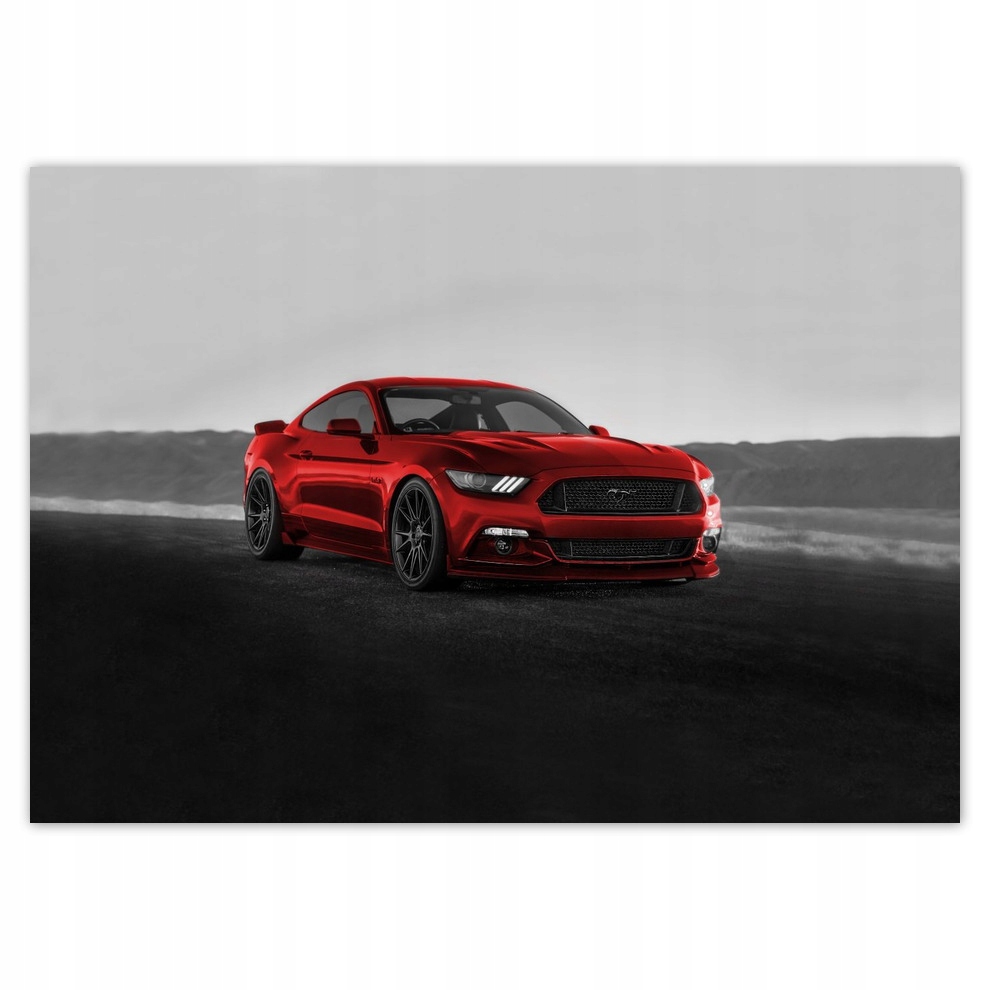 

Fototapety flizelina 208x146 Czerwony Mustang