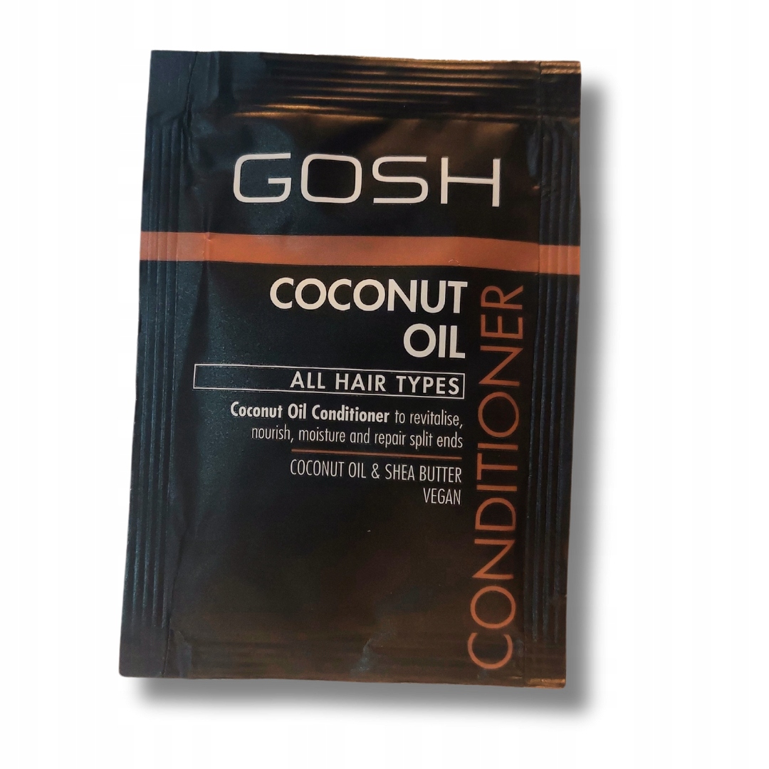 GOSH COCONUT OIL Odżywka do włosów z olejkiem kokosowym SASZETKA 1 ML