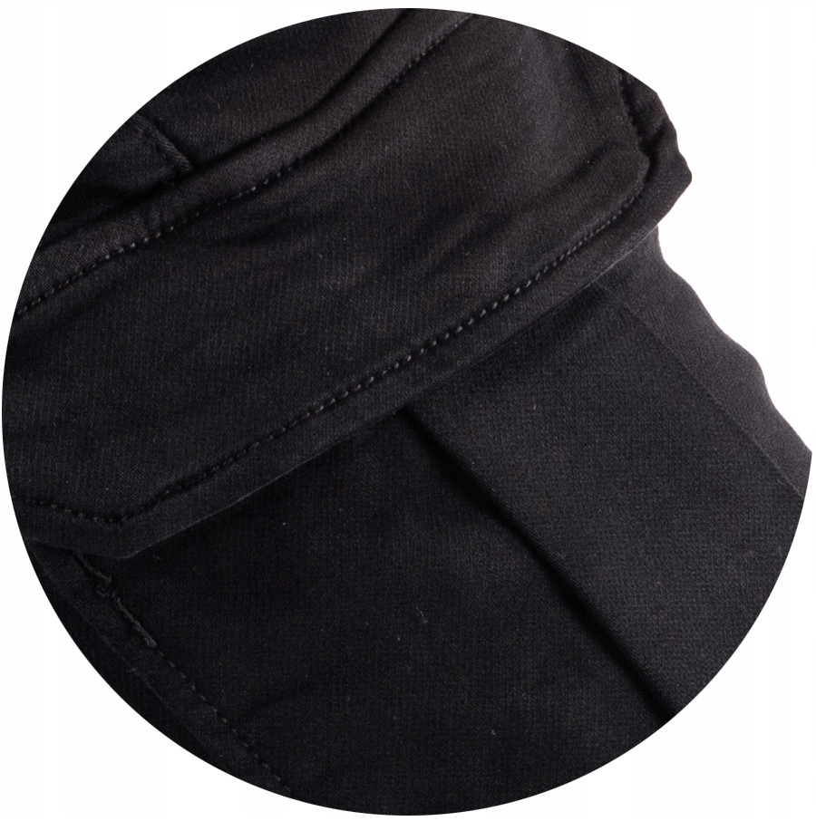 Spodnie męskie BOJÓWKI CZARNE wąska nogawka BERETI r.32 Długość nogawki długa