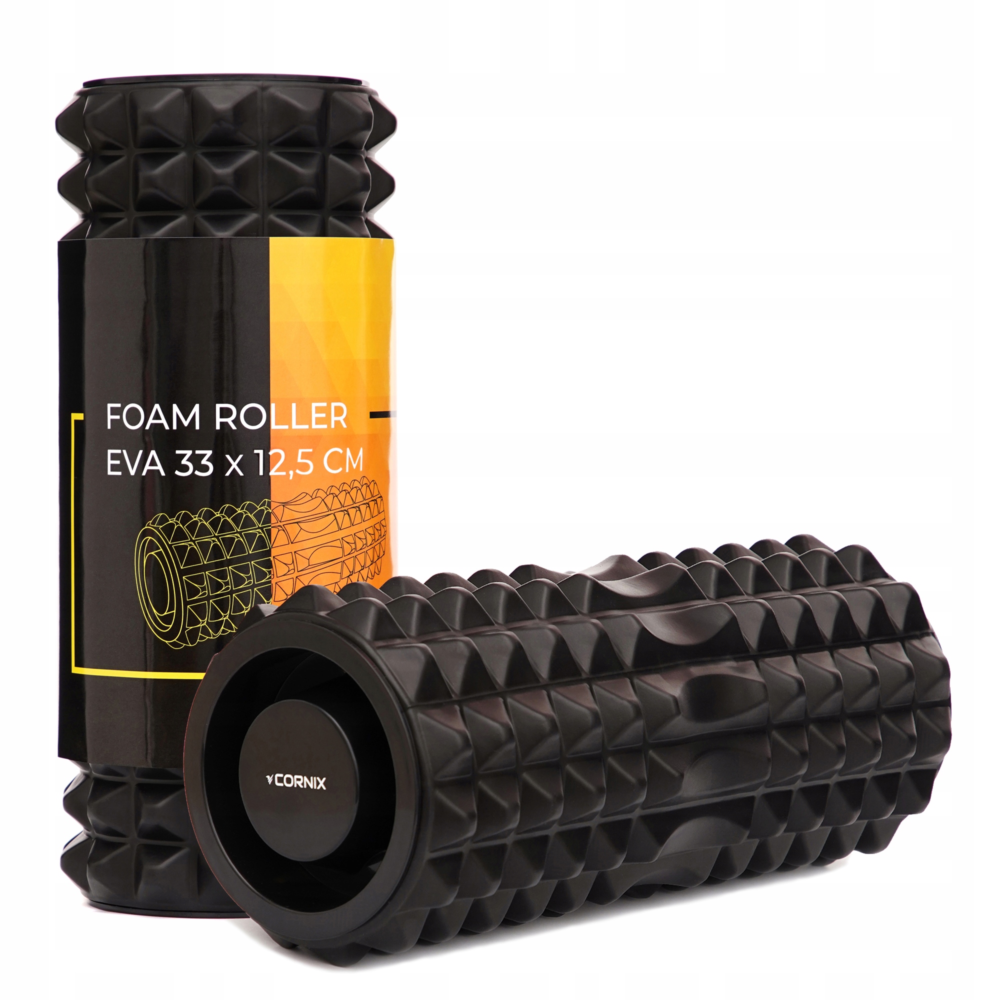 Roller Do Masażu Mięśni Cornix 33x12,5 CM Wałek Z Wypustkami Do Rollowania