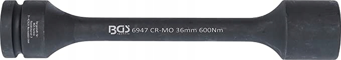 Nasadka 1" udarowa 36 mm 6-kątna długa 600 Nm