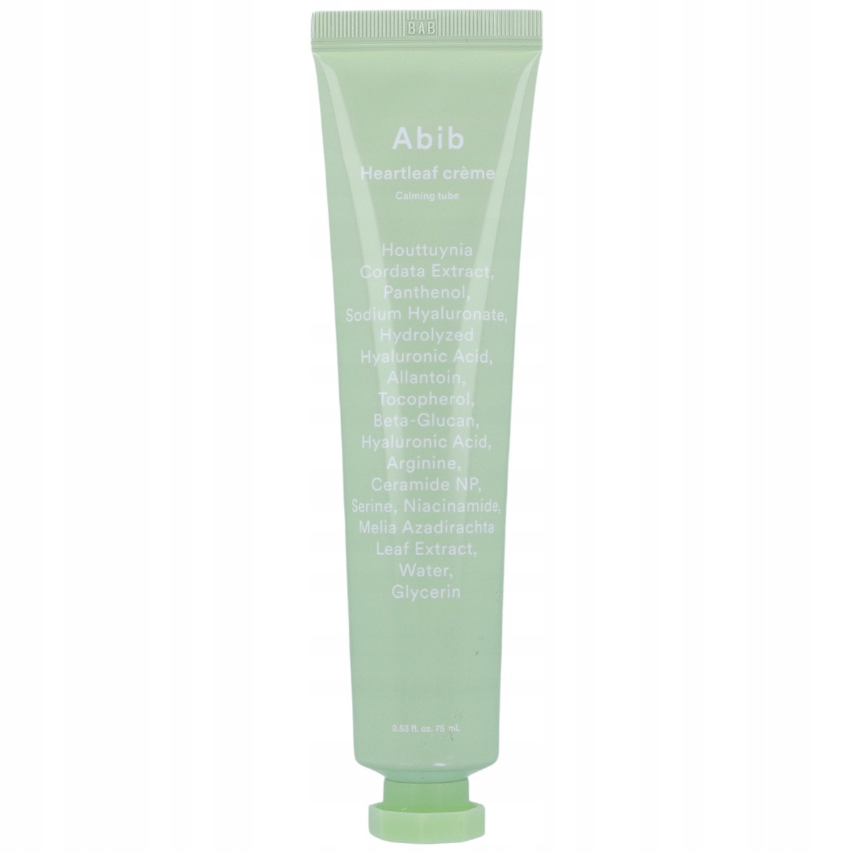 Abib Heartleaf creme Calming Tube 75 Ml zklidňující krém na obličej