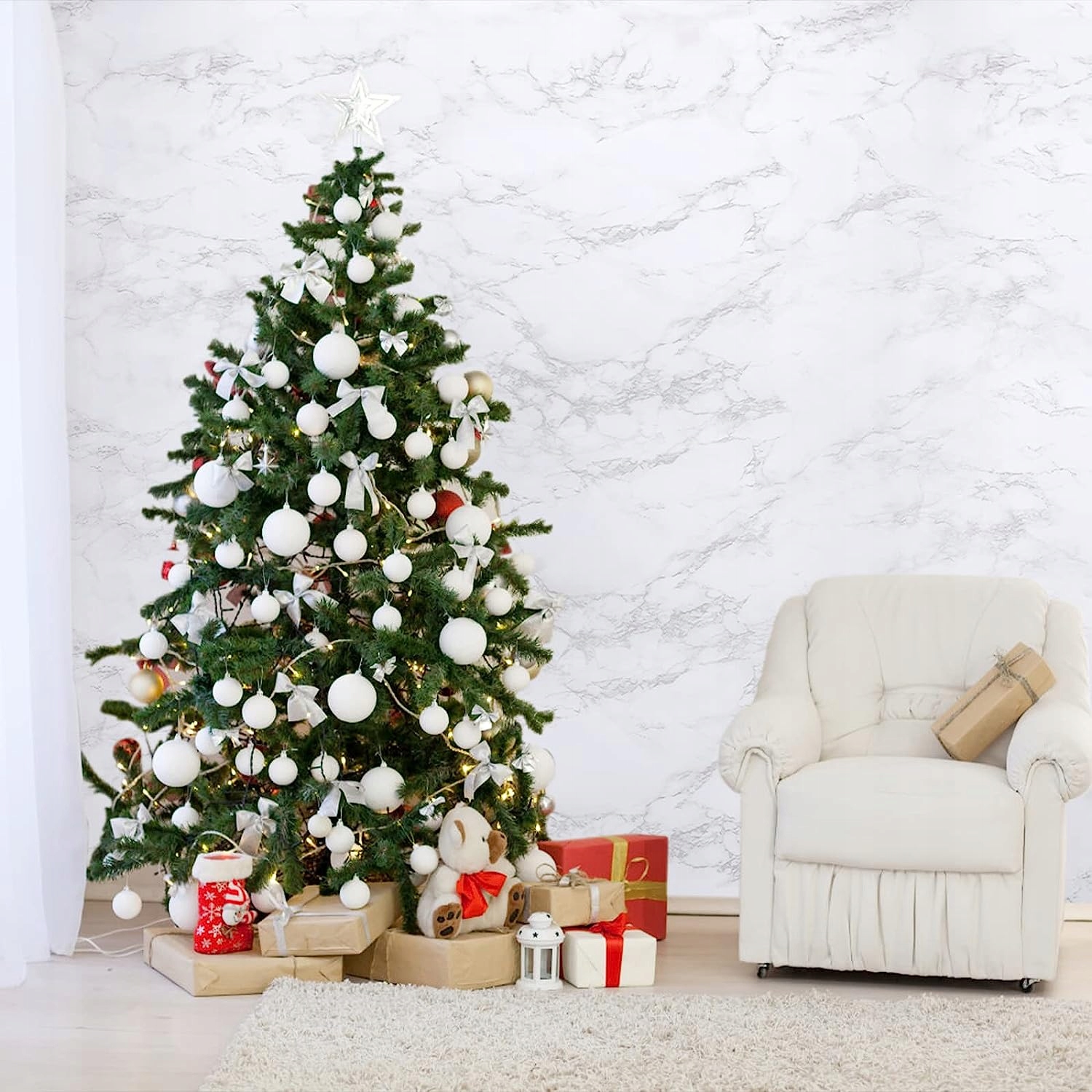 10M X 60 CM SZEROKA SAMOPRZYLEPNA TAPETA MARMUROWA, PAPIER SAMOPRZYLEPNY Waga produktu z opakowaniem jednostkowym 0.75 kg