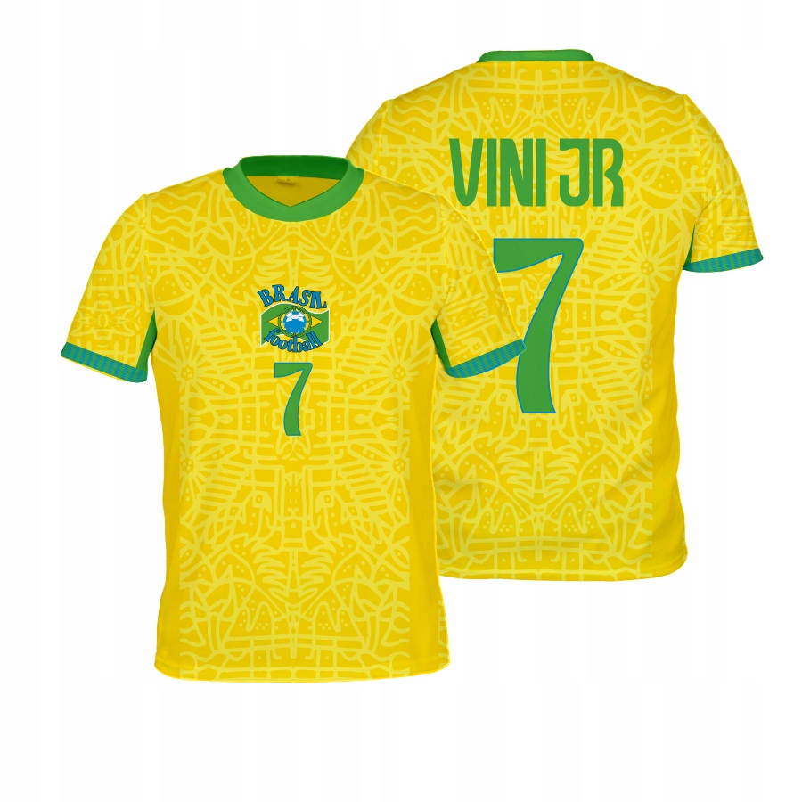 Vini Jr Brazylia koszulka T-shirt rozmiar 140