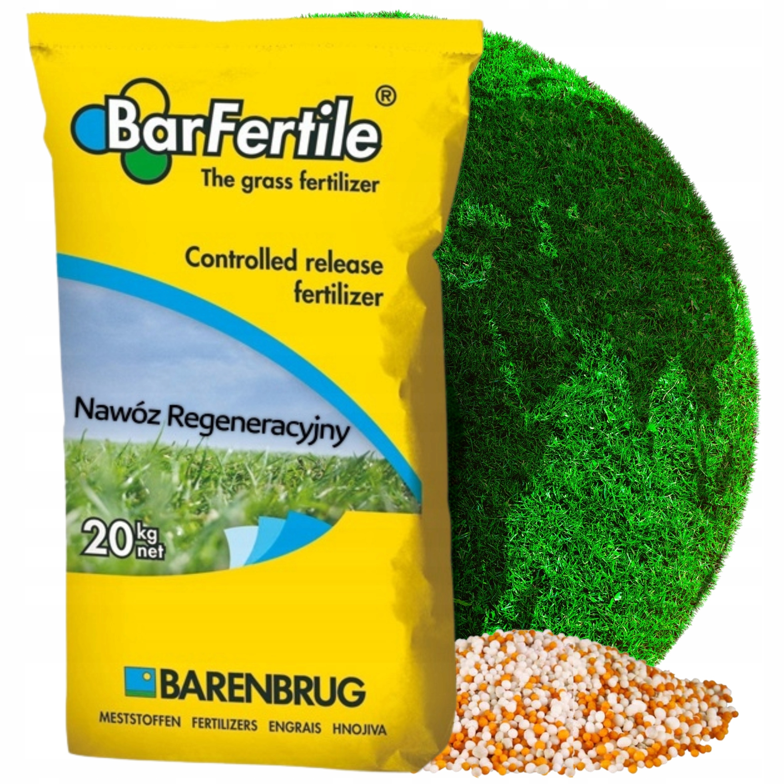 Hnojivo Barenbrug Regenerační Pro Trávy Po Zimě Obalené Barfertile 20 Kg