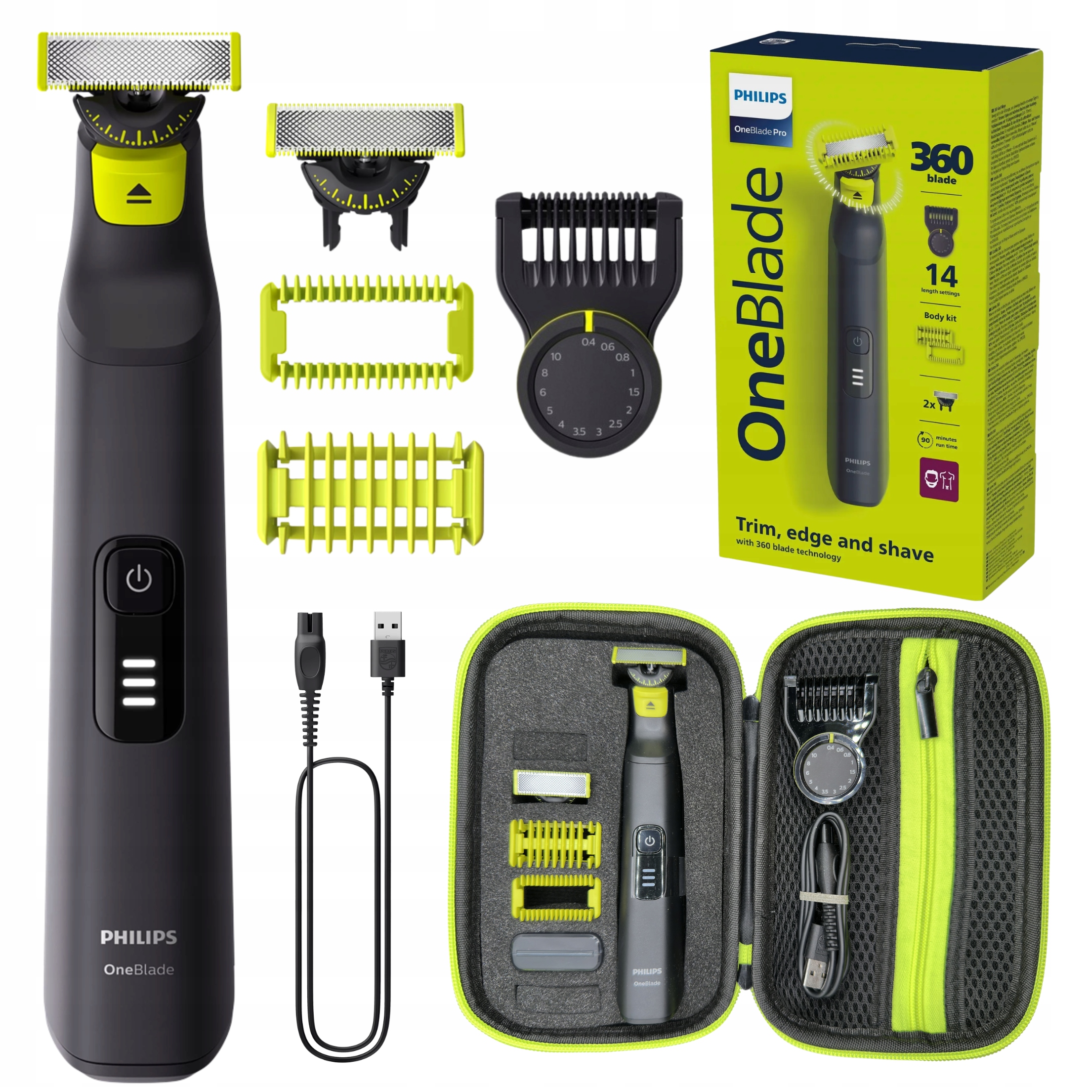 Golarka Philips Oneblade Pro Maszynka Do Golenia Trymer Pro 360