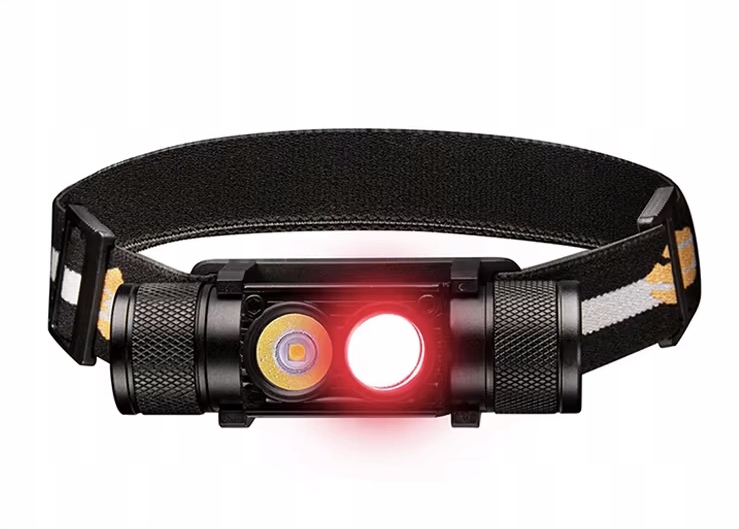 Premium Čelovka maXvision H25R Bílá Červená Led akumulátor 18650 Usb-c