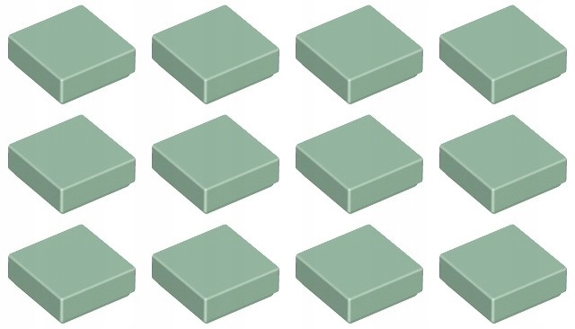 

Lego 3070b 1x1 Tile sand green Nowa (3g) 12 szt.
