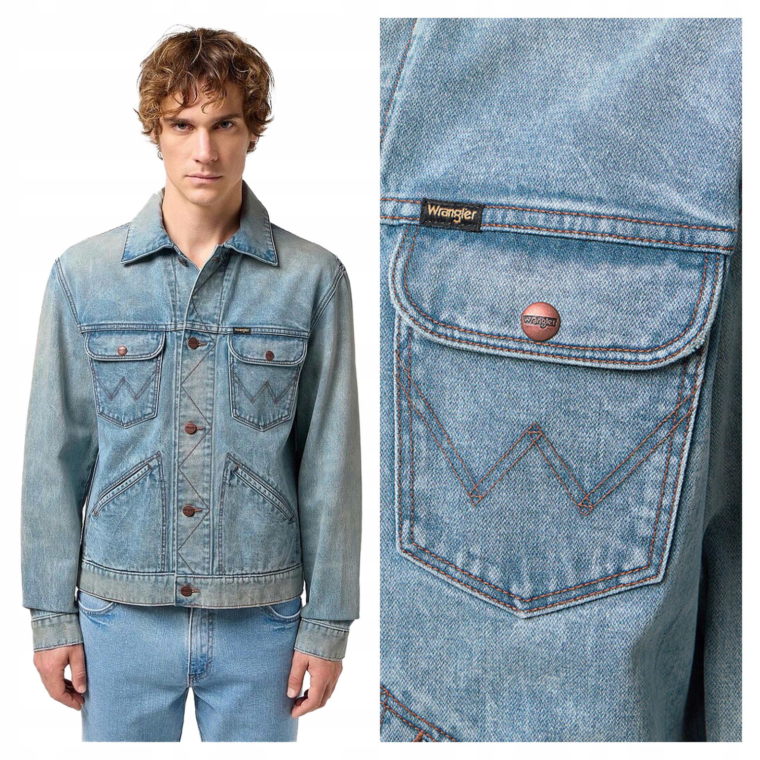 Pánská džínová bunda Wrangler 124MJ M