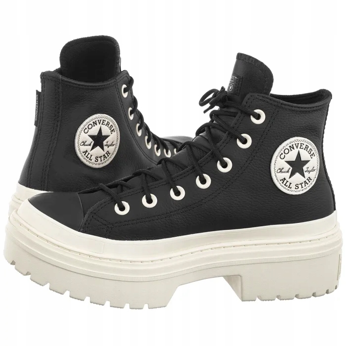 Tenisky Converse Ctas Lugged Heel Hi Black Černé