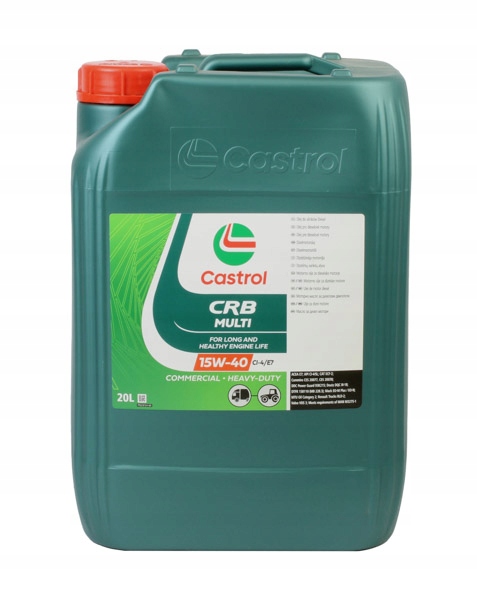 Olej Castrol 15W40 20L Crb Multi CI-4 E7 228.3 M3275-1 VDS-3 Rld-